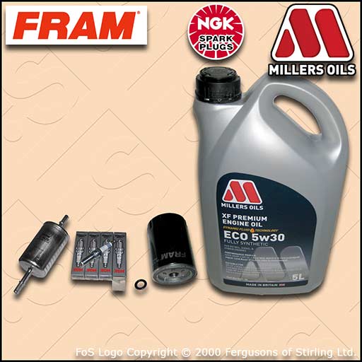 SERVICE KIT for FORD FOCUS MK1 ST170 FRAM OIL FUEL FILTER PLUGS +OIL (2002-2004)