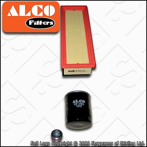 SERVICE KIT for FIAT 500 1.2 8V ALCO OIL AIR FILTERS (2007-2023)