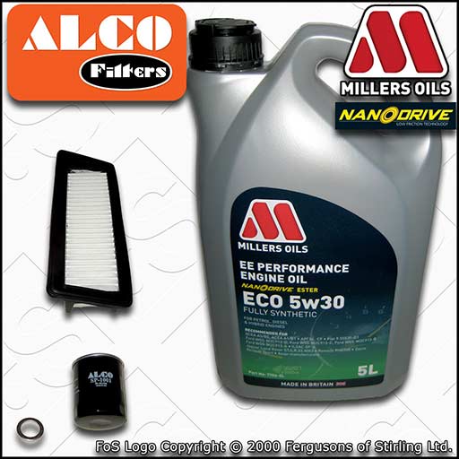 SERVICE KIT for HYUNDAI I10 1.2 OIL AIR FILTERS +EE ECO OIL (2008-2013)