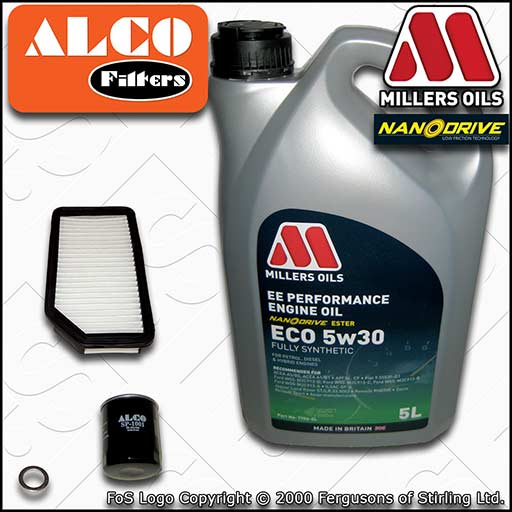 SERVICE KIT for HYUNDAI I20 1.2 OIL AIR FILTERS +EE NANO ECO OIL (2008-2015)