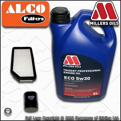 SERVICE KIT for HYUNDAI I20 1.2 OIL AIR FILTERS +ECO OIL (2008-2015)