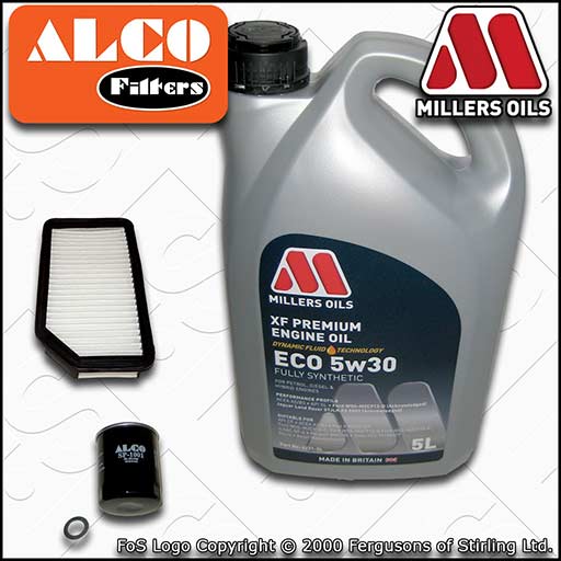 SERVICE KIT for HYUNDAI I20 1.2 OIL AIR FILTERS +XF ECO OIL (2008-2015)