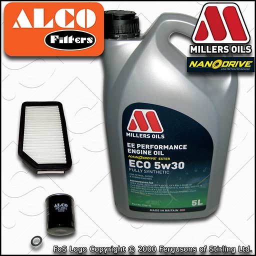 SERVICE KIT for HYUNDAI I20 1.2 OIL AIR FILTERS +EE NANO ECO OIL (2008-2015)
