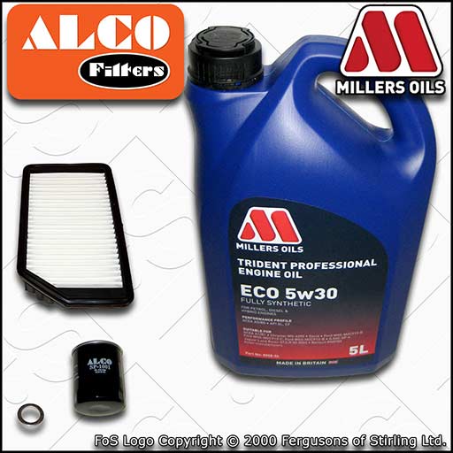 SERVICE KIT for KIA CEE'D 1.0 T-GDI OIL AIR FILTERS +ECO OIL (2015-2018)