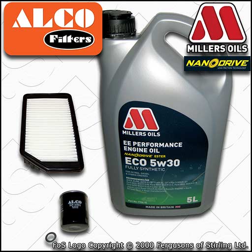 SERVICE KIT for KIA CEE'D 1.0 T-GDI OIL AIR FILTERS +EE ECO OIL (2015-2018)
