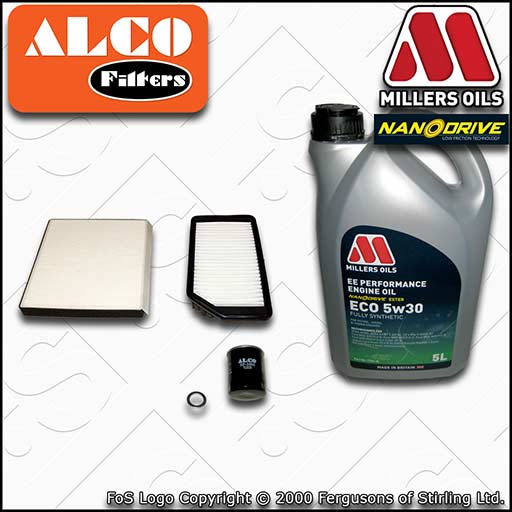 SERVICE KIT for KIA CEE'D 1.0 T-GDI OIL AIR CABIN FILTER +EE ECO OIL (2015-2018)