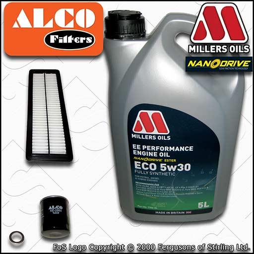 SERVICE KIT for HYUNDAI I10 1.2 OIL AIR FILTERS +EE ECO OIL (2008-2013)