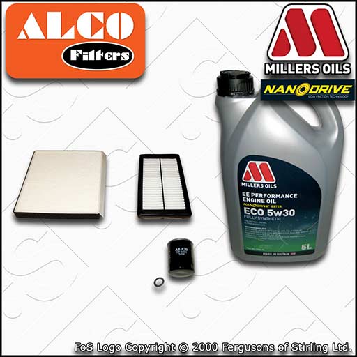 SERVICE KIT for HYUNDAI I20 1.2 OIL AIR CABIN FILTERS +EE ECO OIL (2014-2020)