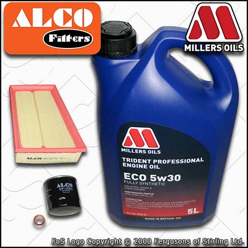 SERVICE KIT for NISSAN QASHQAI J10 1.6 OIL AIR FILTERS +ECO OIL (2007-2013)