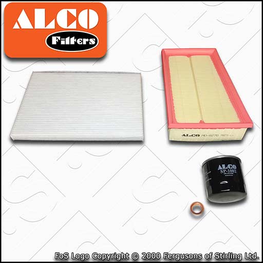 SERVICE KIT for NISSAN QASHQAI J10 1.6 ALCO OIL AIR CABIN FILTERS (2007-2013)