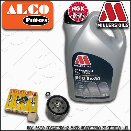 SERVICE KIT for DACIA DUSTER 1.6 OIL FILTER PLUGS +XF ECO OIL (2010-2018)