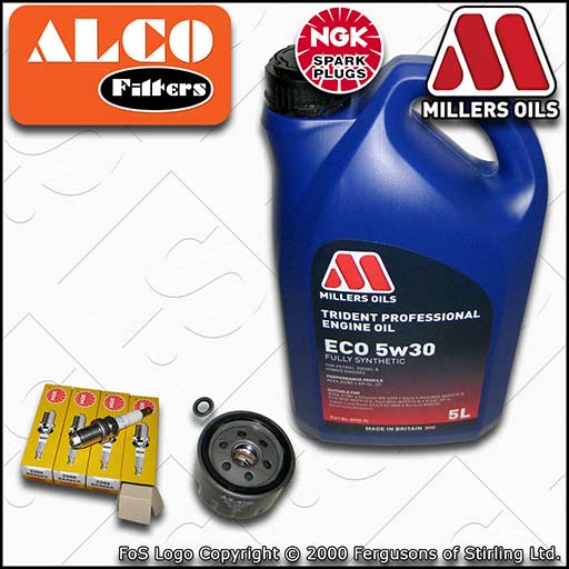 SERVICE KIT for DACIA DUSTER 1.6 OIL FILTER PLUGS +ECO OIL (2010-2018)