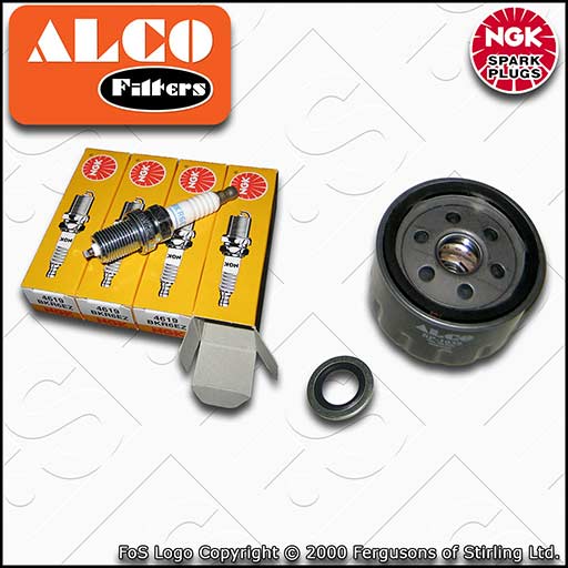 SERVICE KIT for RENAULT CLIO MK3 1.4 1.6 OIL FILTER SPARK PLUGS (2005-2014)
