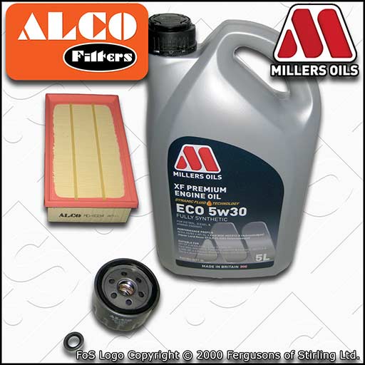 SERVICE KIT for RENAULT CLIO MK3 1.4 1.6 OIL AIR FILTER +5w30 XF OIL (2005-2014)