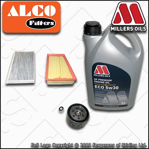 SERVICE KIT for RENAULT MEGANE III 1.6 16V OIL AIR CABIN FILTER +OIL (2008-2016)