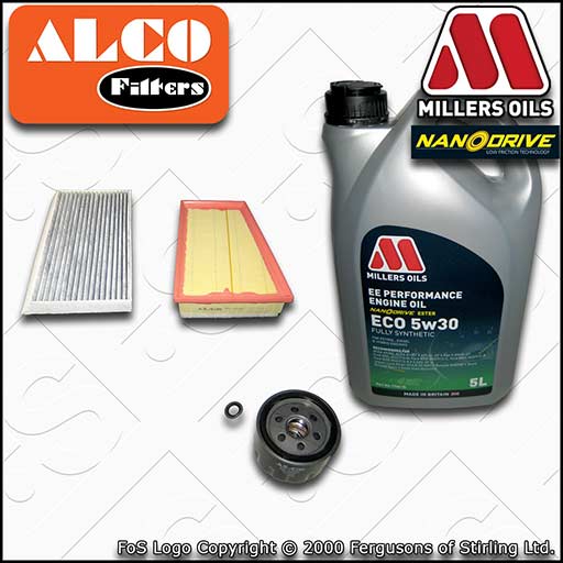 SERVICE KIT for RENAULT MEGANE III 1.6 16V OIL AIR CABIN FILTER +OIL (2008-2016)