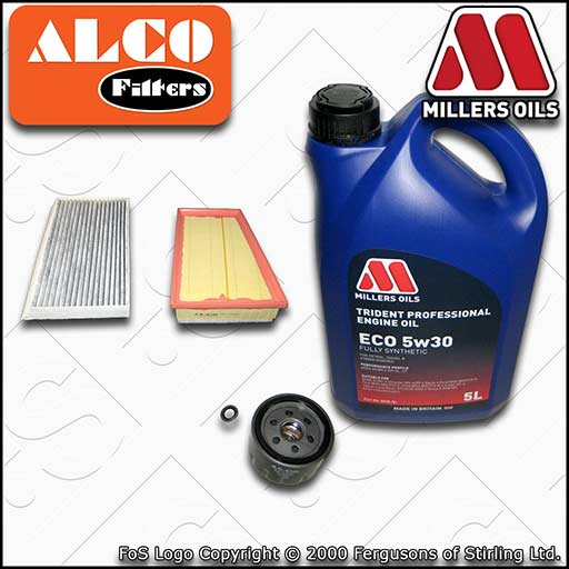 SERVICE KIT for RENAULT MEGANE III 1.6 16V OIL AIR CABIN FILTER +OIL (2008-2016)