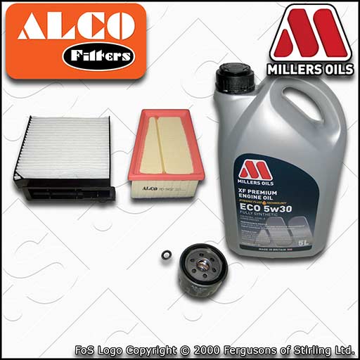 SERVICE KIT for DACIA DUSTER 1.6 OIL AIR CABIN FILTERS +XF ECO OIL (2010-2018)