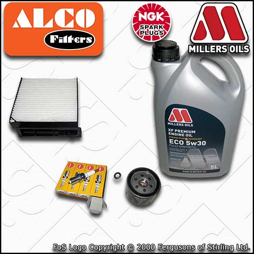 SERVICE KIT for RENAULT CLIO MK3 1.4 1.6 OIL CABIN FILTER PLUGS +OIL (2005-2014)