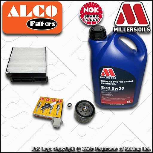 SERVICE KIT for RENAULT CLIO MK3 1.4 1.6 OIL CABIN FILTER PLUGS +OIL (2005-2014)