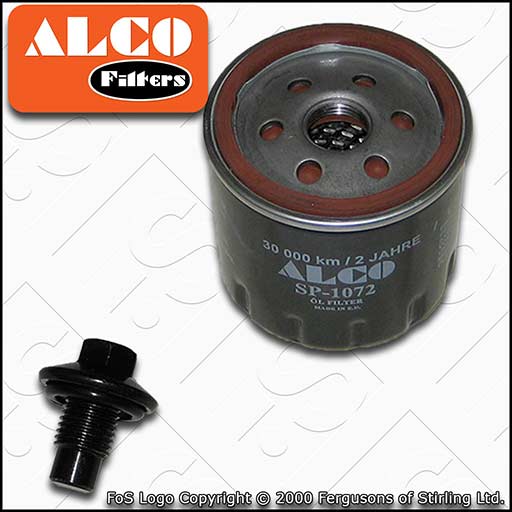 SERVICE KIT FORD FIESTA MK7 1.25 1.4 1.6 OIL FILTER with SUMP PLUG (2008-2017)