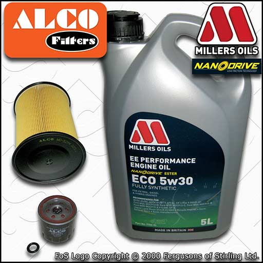 SERVICE KIT FORD FOCUS MK3 1.6 ECOBOOST OIL AIR FILTERS +EE NANO OIL (2011-2017)