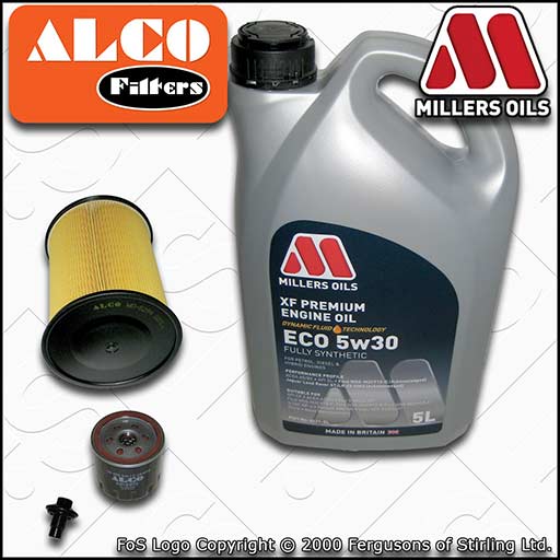 SERVICE KIT FORD FOCUS MK3 1.6 PETROL OIL AIR FILTERS +XF ECO OIL (2011-2012)