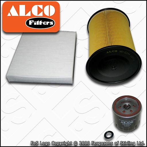 SERVICE KIT for VOLVO S40 V50 1.6 16V ALCO OIL AIR CABIN FILTERS (2007-2012)