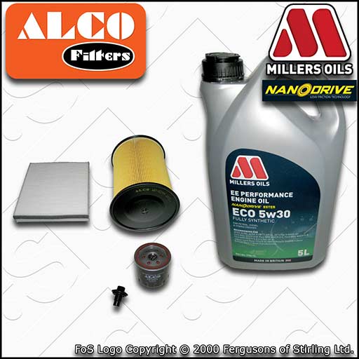 SERVICE KIT FORD FOCUS MK3 1.6 PETROL OIL AIR CABIN FILTERS +EE OIL (2011-2012)