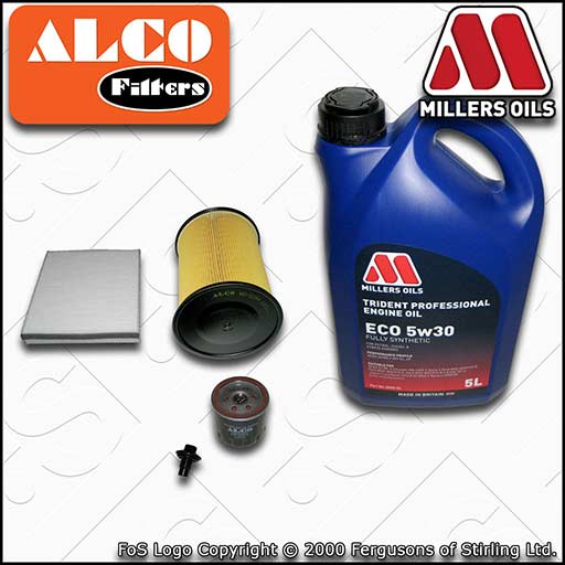 SERVICE KIT FORD FOCUS MK3 1.6 PETROL OIL AIR CABIN FILTERS +ECO OIL (2011-2012)