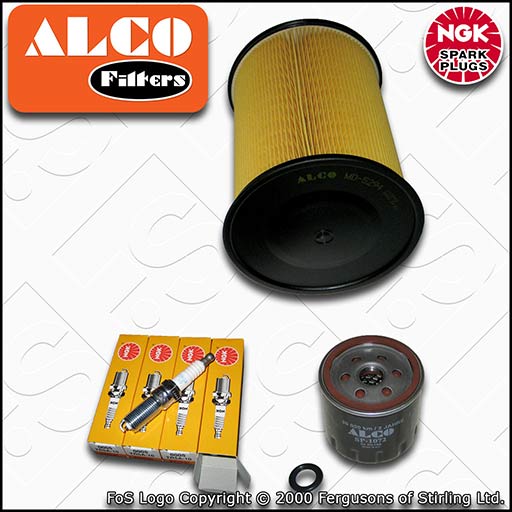 SERVICE KIT for FORD FOCUS MK2 1.4 16V ALCO OIL AIR FILTERS PLUGS (2007-2010)