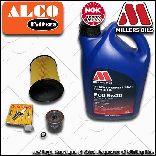 SERVICE KIT for FORD FOCUS MK2 1.4 16V OIL AIR FILTERS PLUGS +OIL (2007-2010)