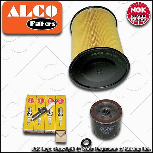 SERVICE KIT for FORD FOCUS MK2 1.6 16V ALCO OIL AIR FILTERS PLUGS (2007-2010)