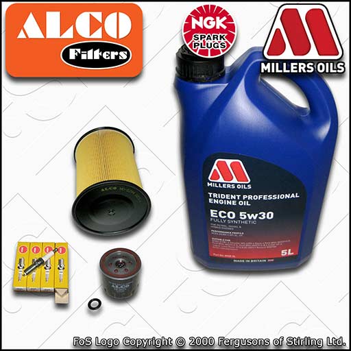 SERVICE KIT for FORD FOCUS MK2 1.6 16V OIL AIR FILTERS PLUGS +OIL (2007-2010)