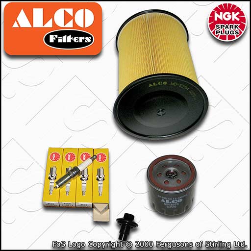 SERVICE KIT FORD FOCUS MK3 1.6 PETROL OIL AIR FILTERS SPARK PLUGS (2011-2012)