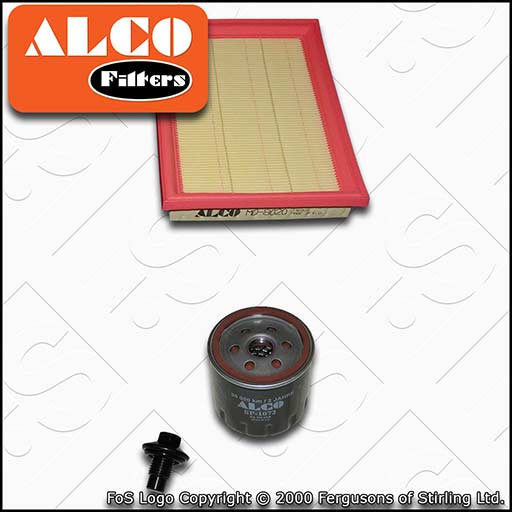 SERVICE KIT for FORD FIESTA MK6 1.6 ALCO OIL AIR FILTERS (2006-2008)