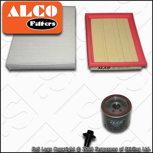 SERVICE KIT for FORD FIESTA MK6 1.25 1.4 ALCO OIL AIR CABIN FILTERS (2001-2008)