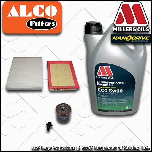 SERVICE KIT for FORD FIESTA MK6 1.25 1.4 OIL AIR CABIN FILTERS +OIL (2001-2008)