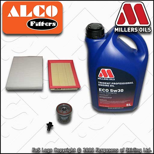 SERVICE KIT for FORD FIESTA MK6 1.25 1.4 OIL AIR CABIN FILTERS +OIL (2001-2008)