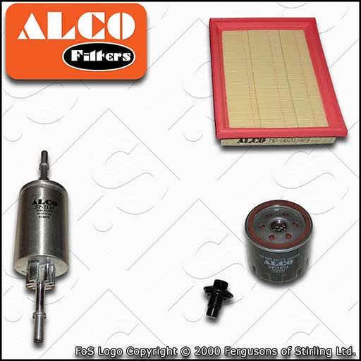 SERVICE KIT for FORD FIESTA MK6 1.25 1.4 ALCO OIL AIR FUEL FILTERS (2001-2008)