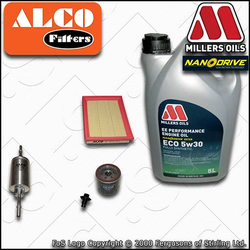 SERVICE KIT for FORD FIESTA MK6 1.25 1.4 OIL AIR FUEL FILTERS +OIL (2001-2008)