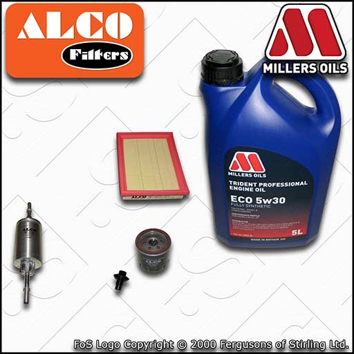 SERVICE KIT for FORD FIESTA MK6 1.25 1.4 OIL AIR FUEL FILTERS +OIL (2001-2008)