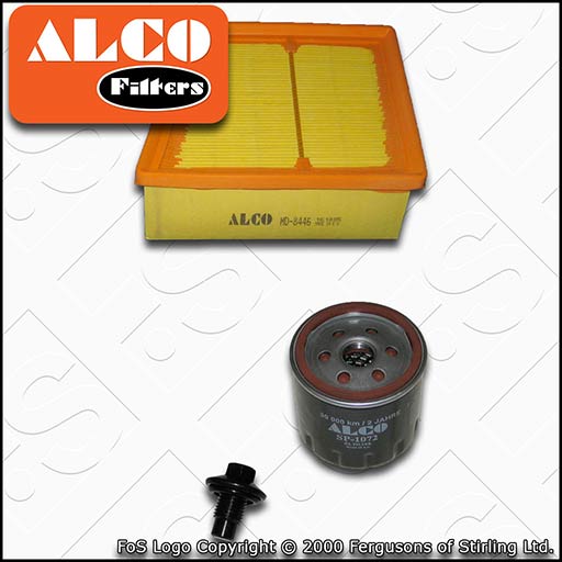 SERVICE KIT for FORD FIESTA MK7 1.25 1.4 1.6 ALCO OIL AIR FILTERS (2008-2017)