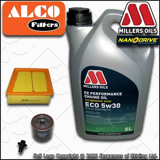 SERVICE KIT for FORD B-MAX 1.4 1.6 OIL AIR FILTERS +EE PERFORMANCE OIL 2012-2018