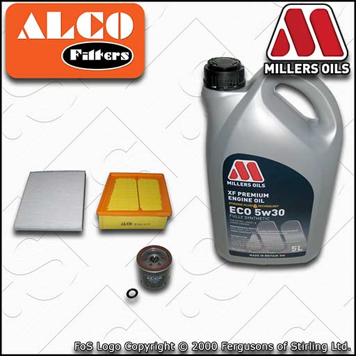 SERVICE KIT for FORD FIESTA MK7 1.25 1.4 1.6 OIL AIR CABIN FILTER +OIL 2008-2017