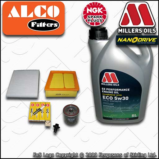 SERVICE KIT for FORD B-MAX 1.4 1.6 OIL AIR CABIN FILTERS PLUGS +OIL (2012-2018)