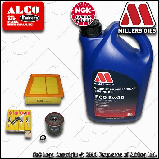 SERVICE KIT for FORD FIESTA MK7 1.25 1.4 1.6 OIL AIR FILTER PLUGS +OIL 2008-2017