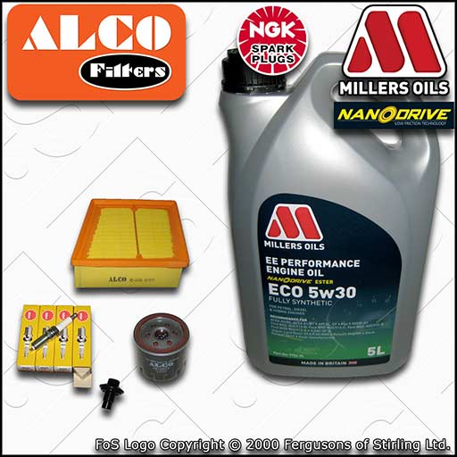 SERVICE KIT for FORD B-MAX 1.4 1.6 OIL AIR FILTERS PLUGS +EE ECO OIL (2012-2018)