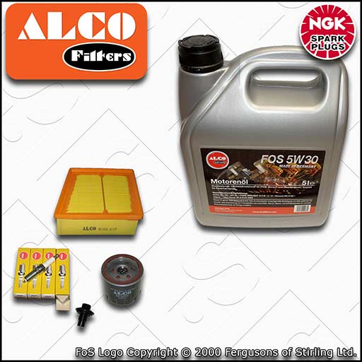 SERVICE KIT for FORD B-MAX 1.4 1.6 OIL AIR FILTERS PLUGS +OIL (2012-2018)