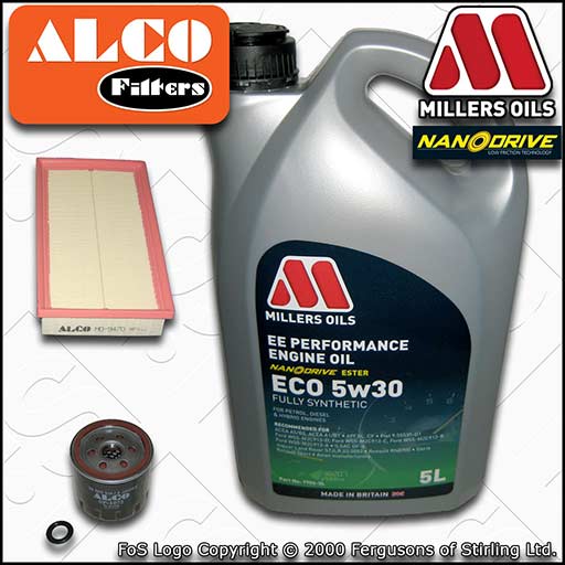 SERVICE KIT for FORD FOCUS MK1 1.4 PETROL OIL AIR FILTERS +EE OIL (1998-2004)